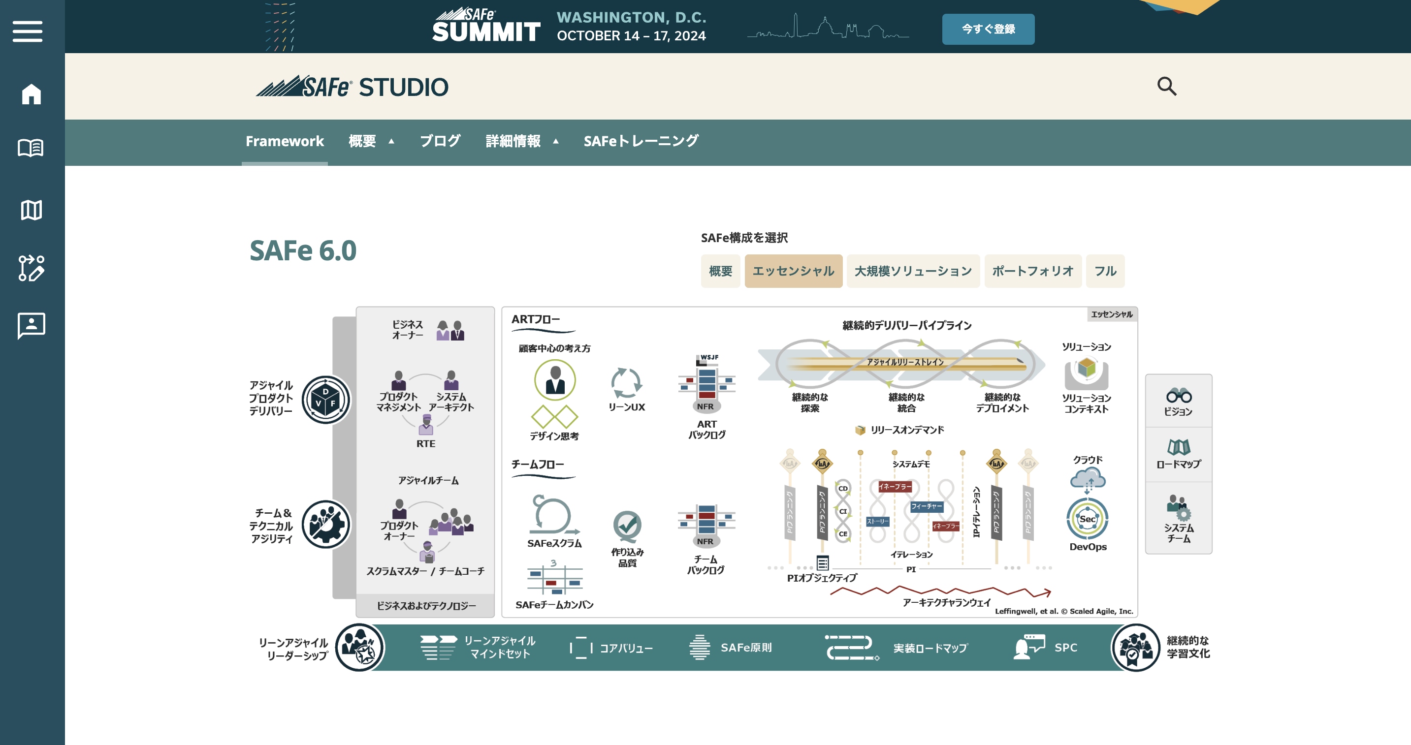 screenshot of the Japanese microsite. Shows the homepage with a fully translated big picture and surrounding content.